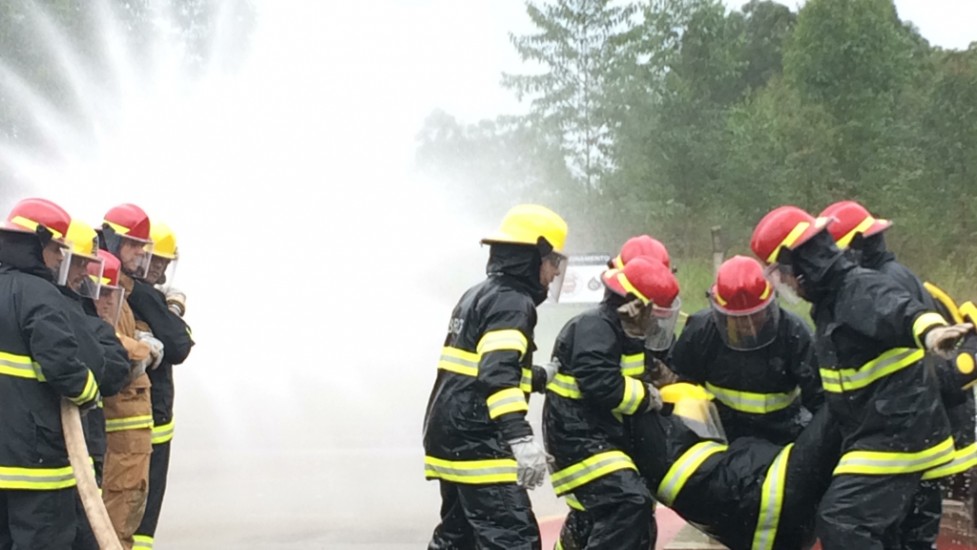 Pista para Treinamento de Combate a Incêndio e Controle de Pânico